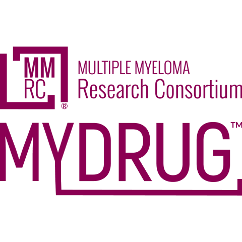 Multiple Myeloma Research Consortium MyDrug logo.